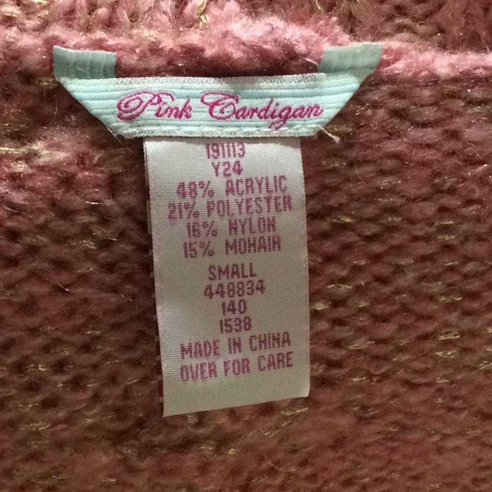 Pink Cardigan - Picture 3 of 3